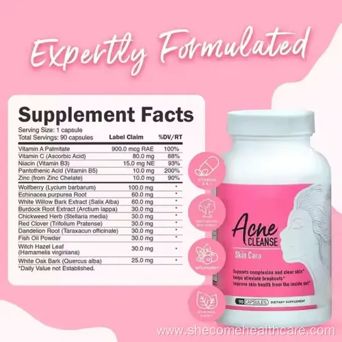 Vegan Acne Capsule for Oily Skin